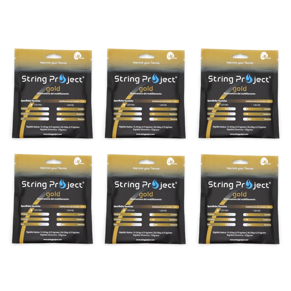 String Project Gold – 6 Paquetes bobina de 12 m
