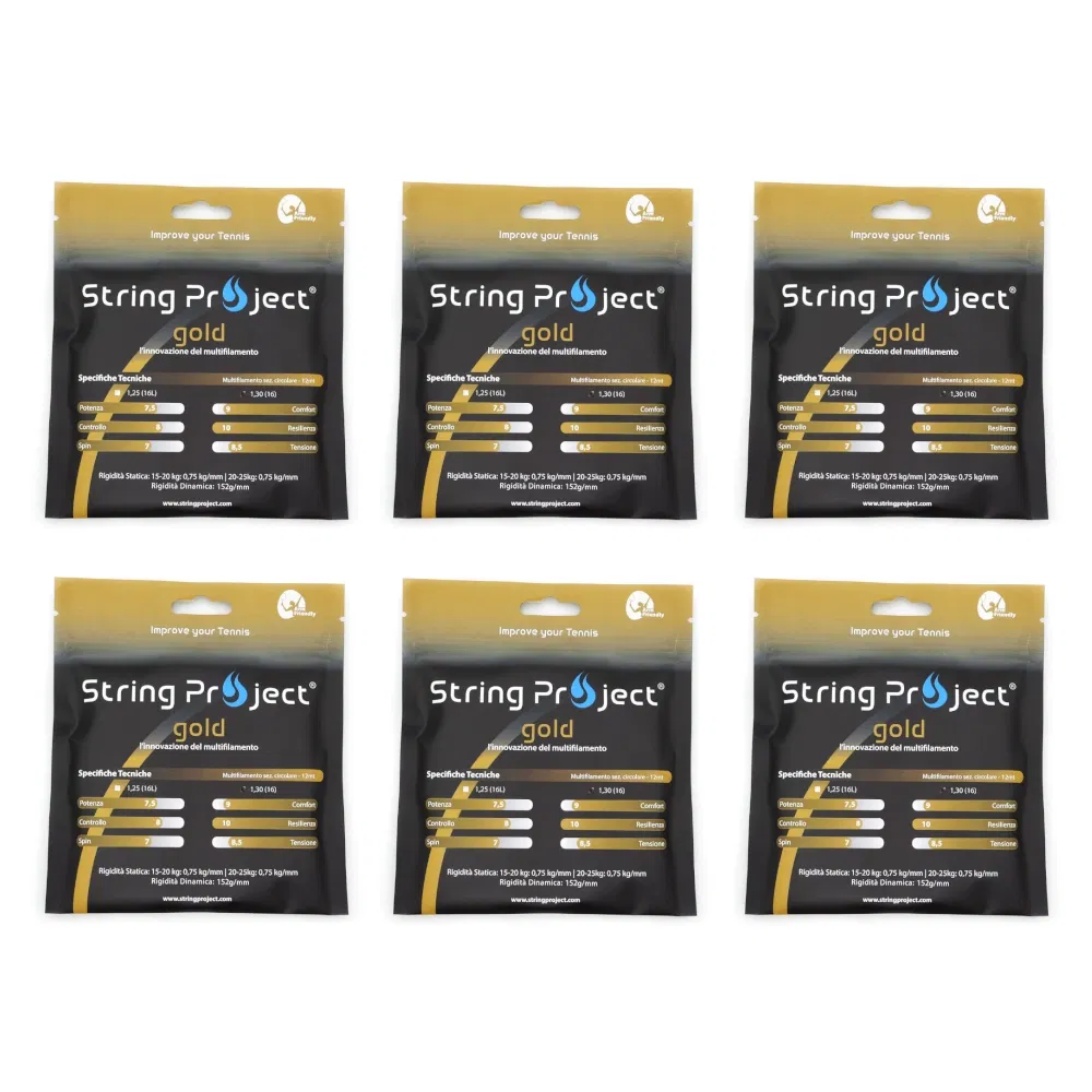 String Project Gold – Pack da 6 matassine da 12 m